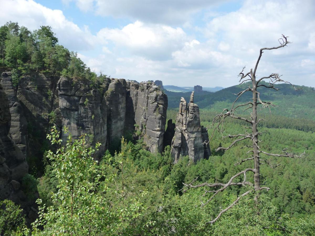 4-Bettzimmer Saechsische Schweiz Mittelndorf Εξωτερικό φωτογραφία