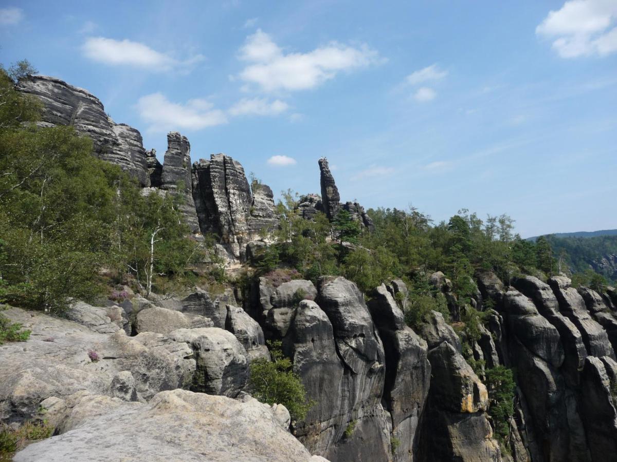 4-Bettzimmer Saechsische Schweiz Mittelndorf Εξωτερικό φωτογραφία