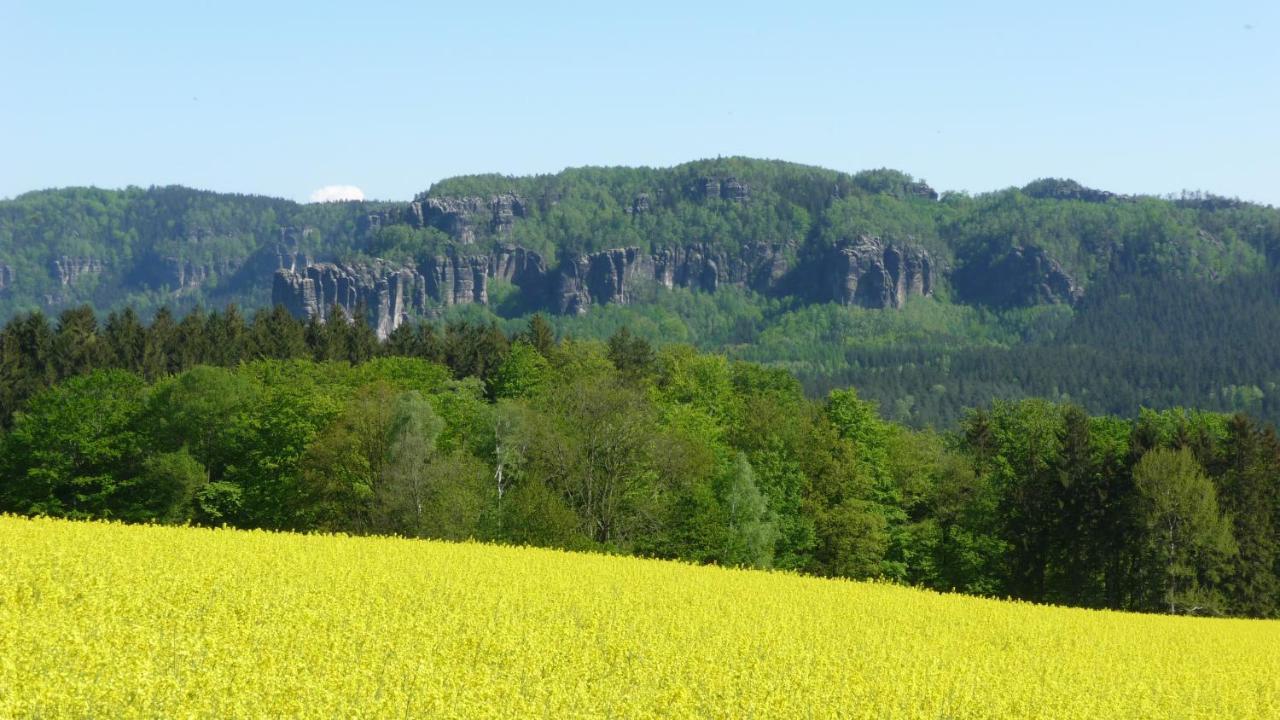 4-Bettzimmer Saechsische Schweiz Mittelndorf Εξωτερικό φωτογραφία