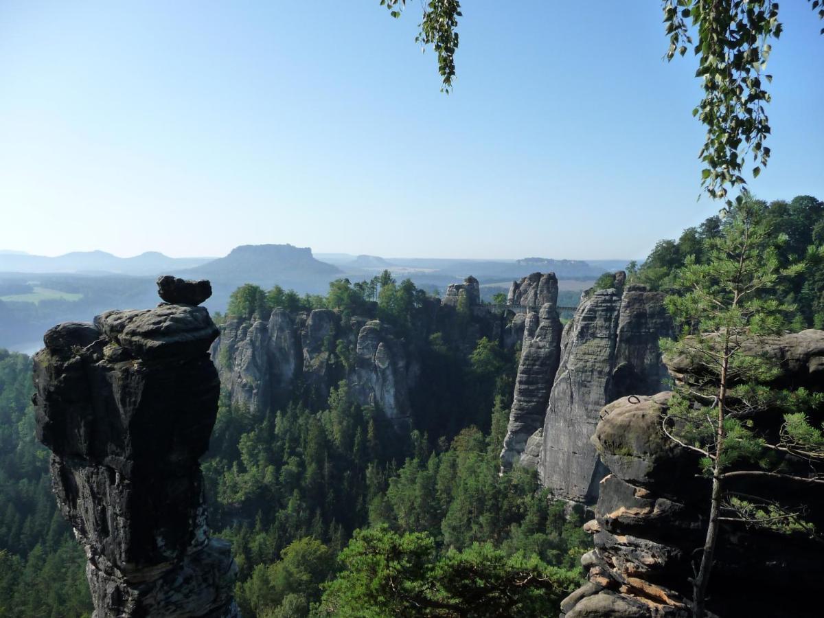 4-Bettzimmer Saechsische Schweiz Mittelndorf Εξωτερικό φωτογραφία